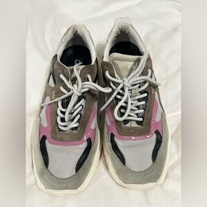 D.A.T.E Fuga Sneakers EU40 US 8.5 Unisex Brown Grey Pink Chunky Dad Shoes